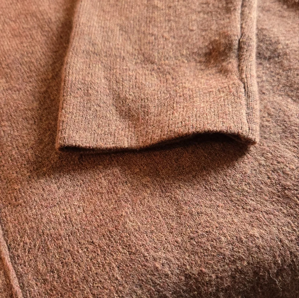 J.Jill Rust Color V Neck Sweater Size Med - Picture 12 of 16